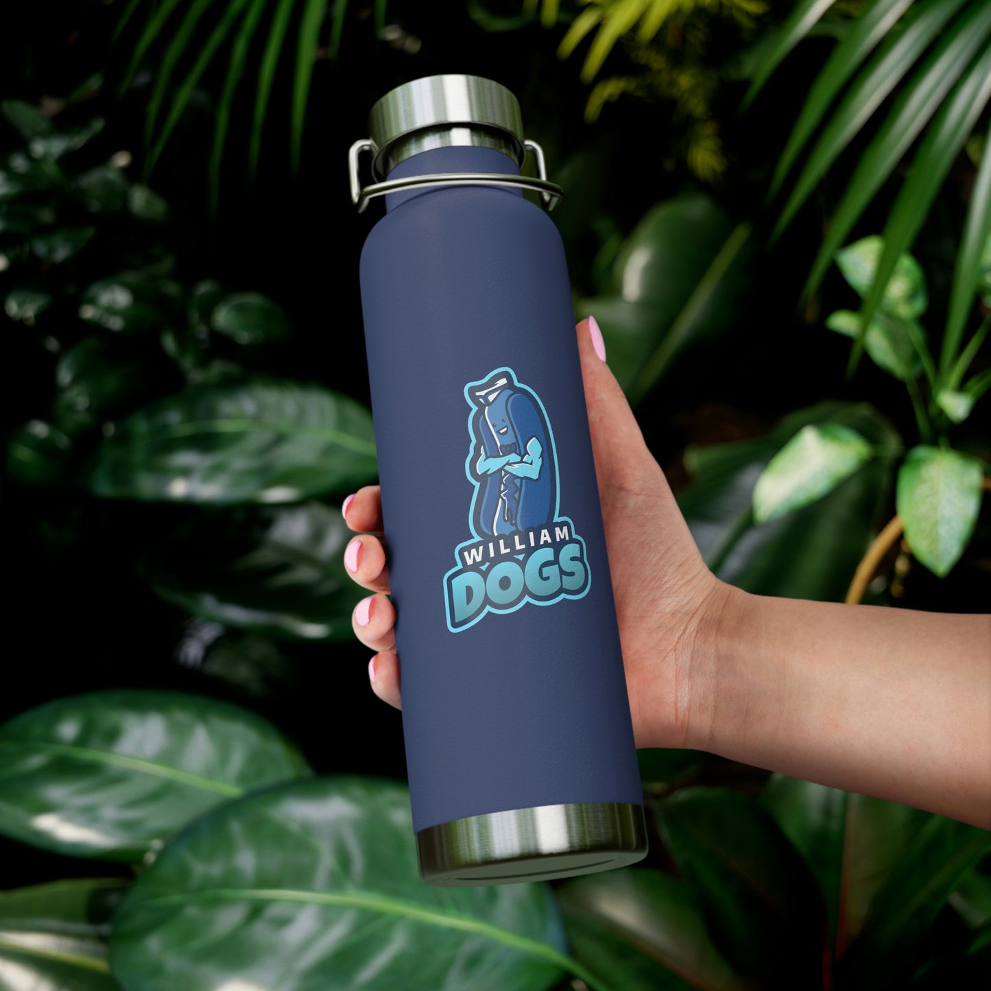 William Dog's Copper Vacuum Insulated Bottle, 22oz