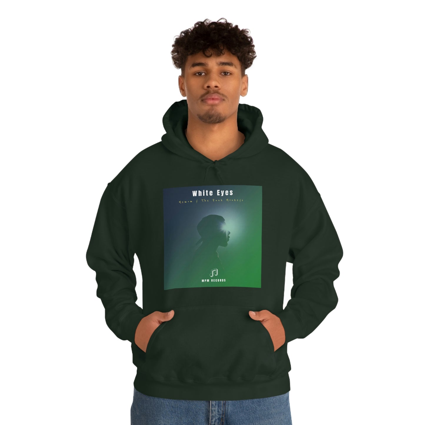 White Eyes Unisex Heavy Blend™ Hooded Sweatshirt