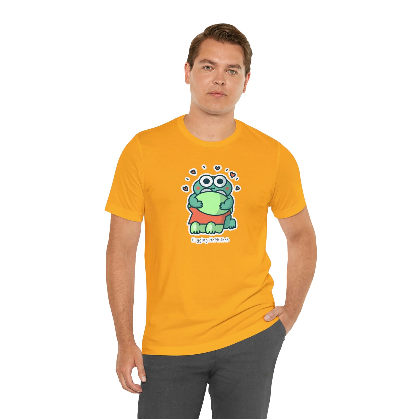 Hugging McPhilbob Unisex Jersey Short Sleeve Tee