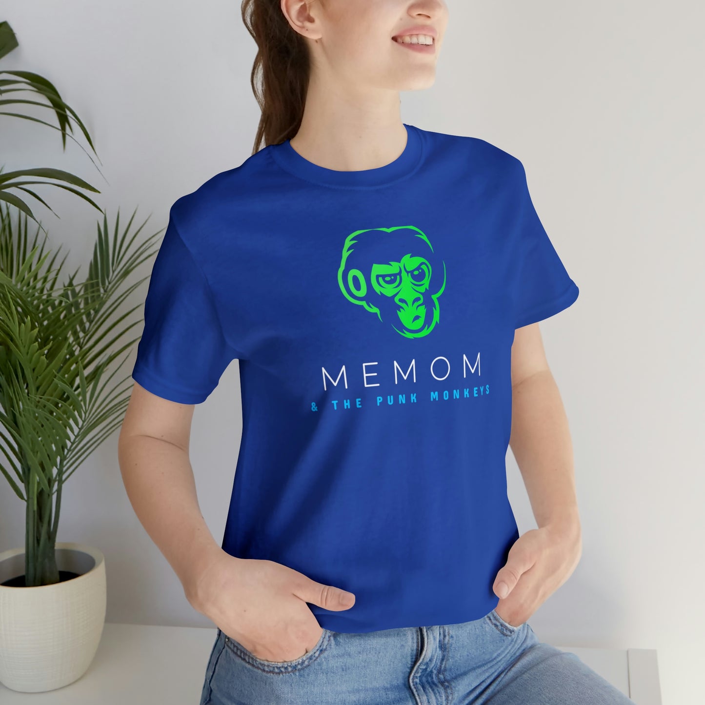 Memom and the Punk Monkeys Logo Unisex Jersey Short Sleeve Tee