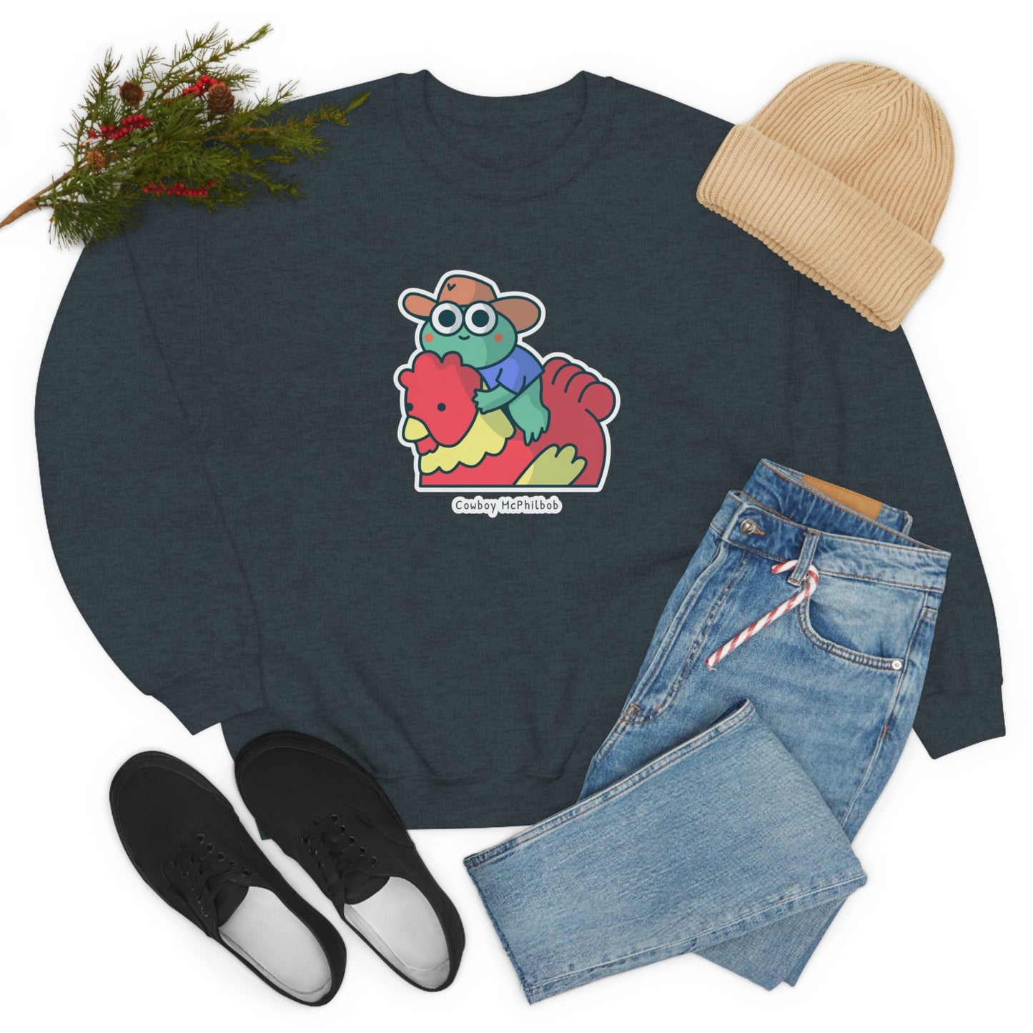 Cowboy McPhilbob Unisex Heavy Blend™ Crewneck Sweatshirt