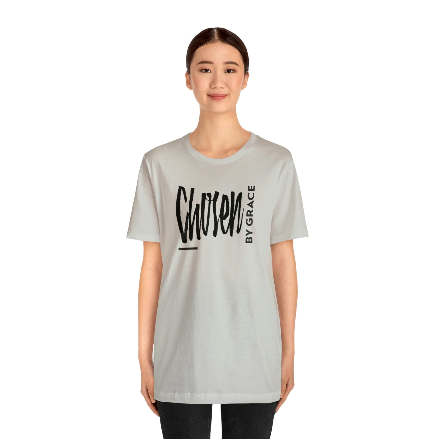 Chosen By Grace Sideways Unisex Jersey Short Sleeve Tee