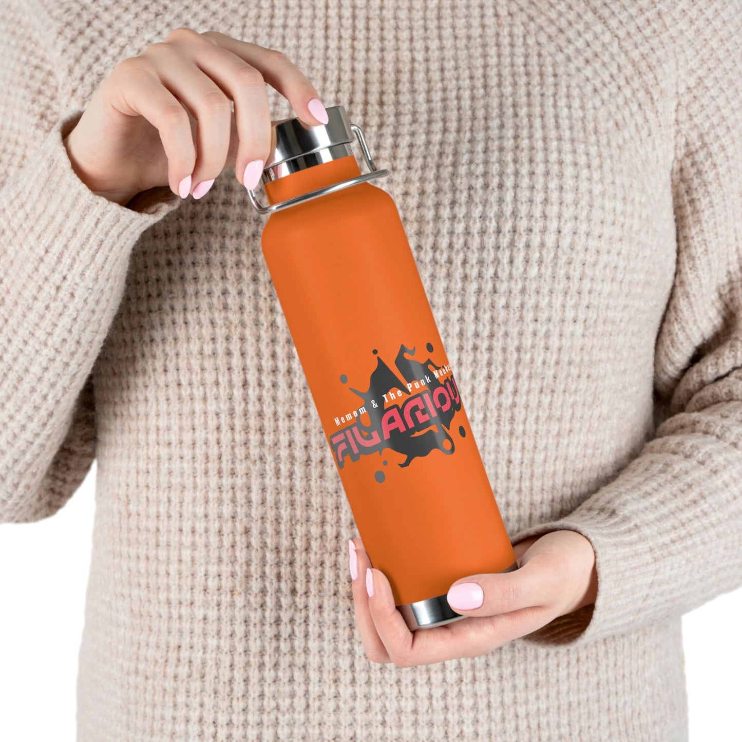 Filarious Copper Vacuum Insulated Bottle, 22oz