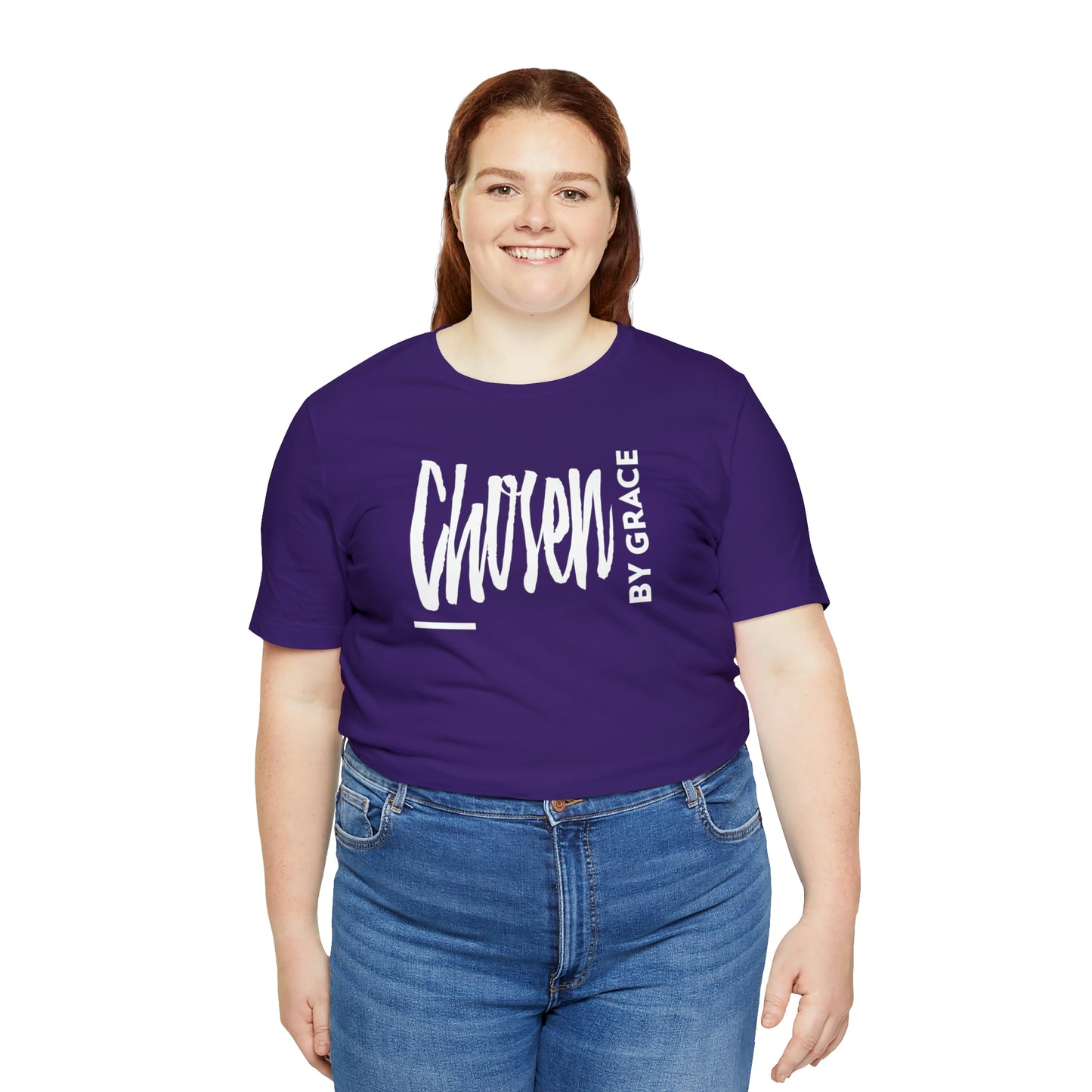 Chosen By Grace Sideways Unisex Jersey Short Sleeve Tee