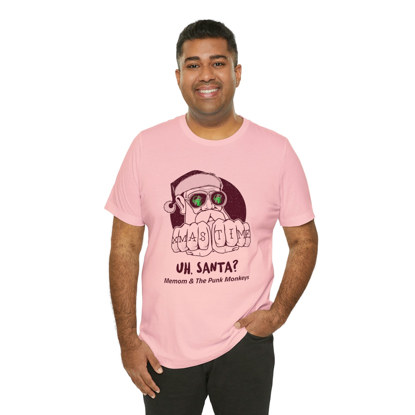 Uh, Santa? Unisex Jersey Short Sleeve Tee