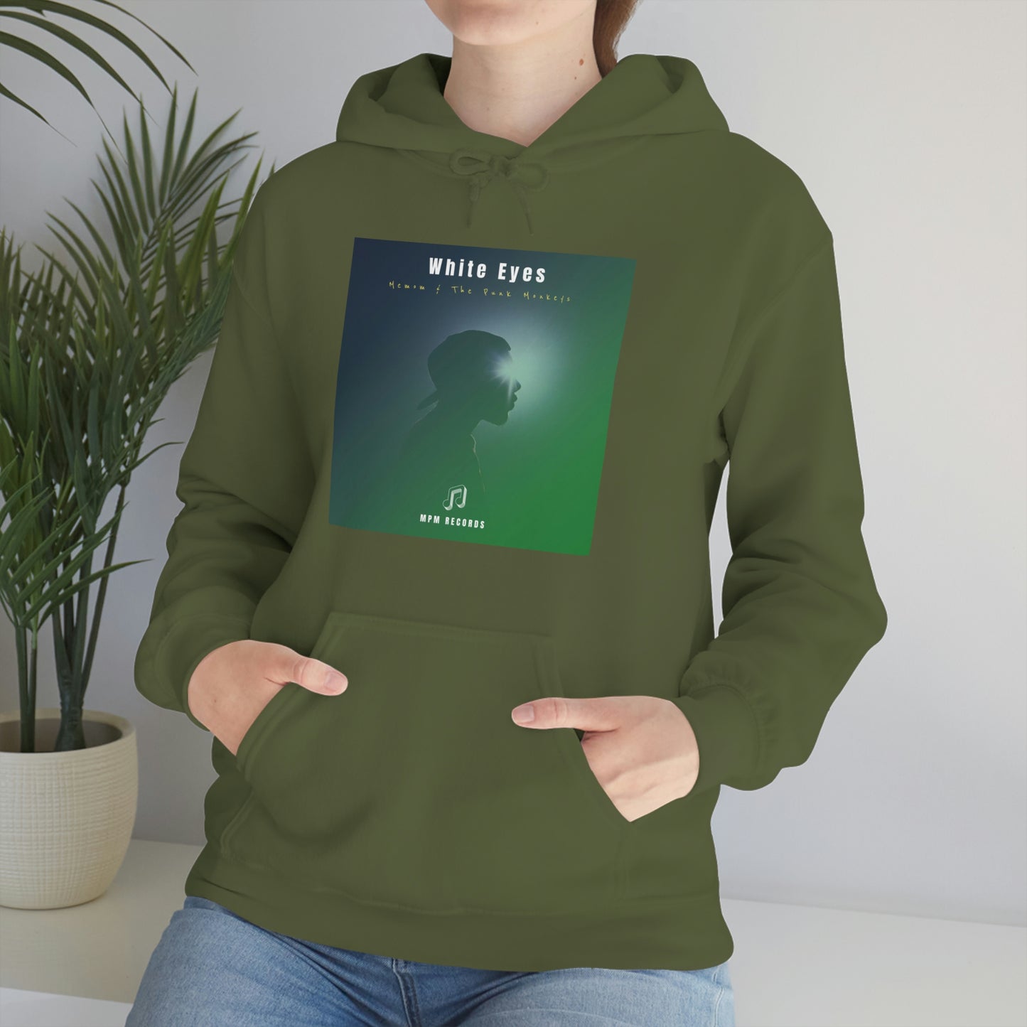 White Eyes Unisex Heavy Blend™ Hooded Sweatshirt