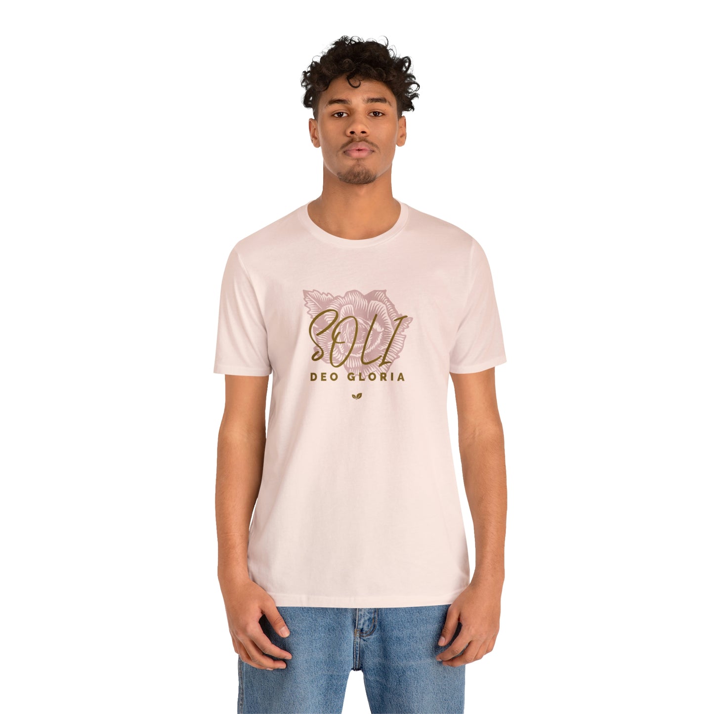 Soli Deo Gloria Rose Unisex Jersey Short Sleeve Tee