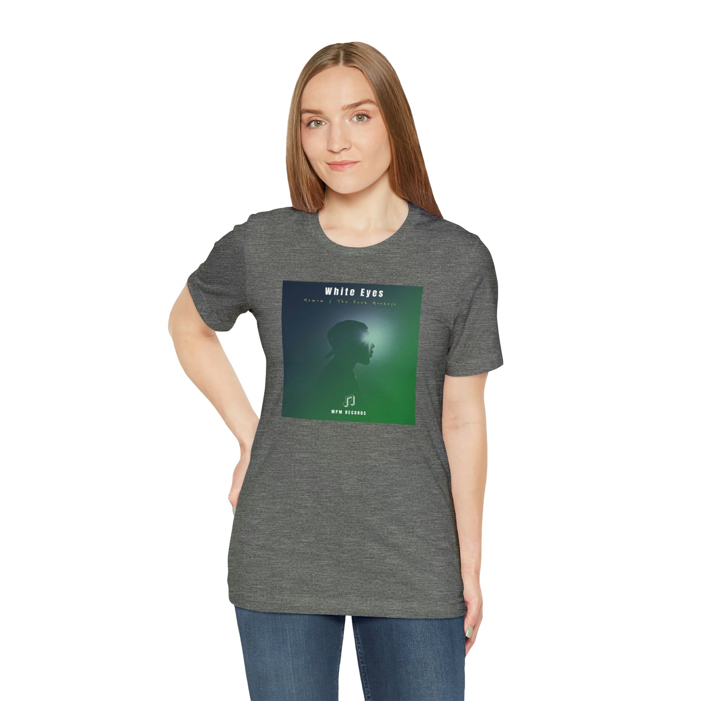 White Eyes Unisex Jersey Short Sleeve Tee