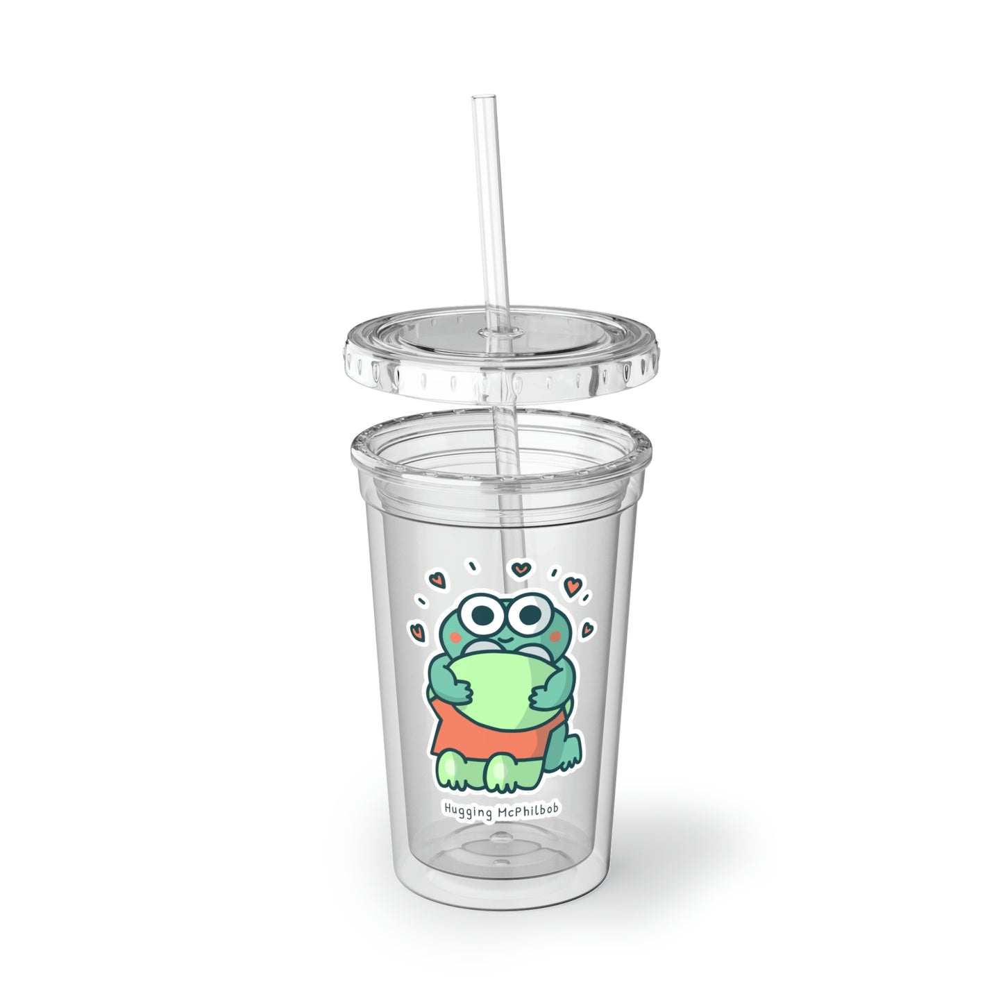 Hugging McPhilbob Suave Acrylic Cup