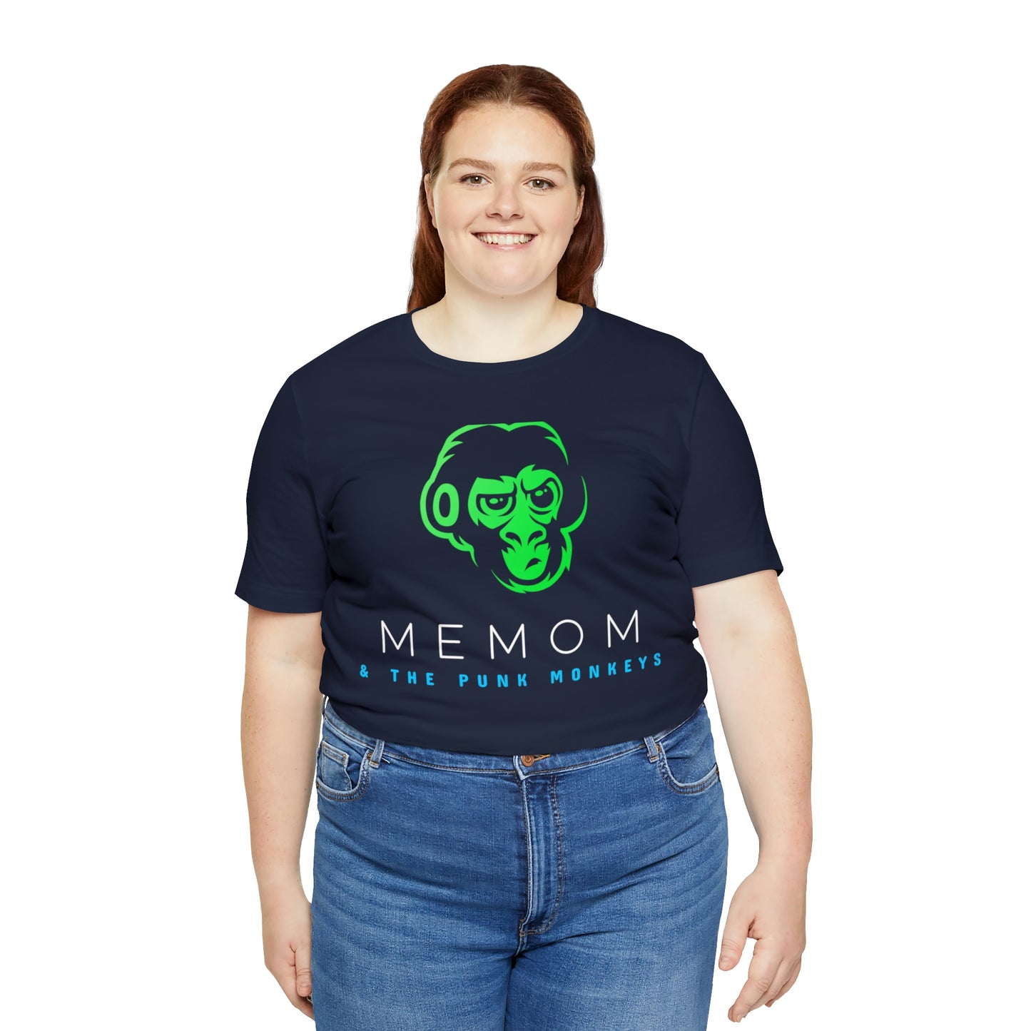 Memom and the Punk Monkeys Logo Unisex Jersey Short Sleeve Tee
