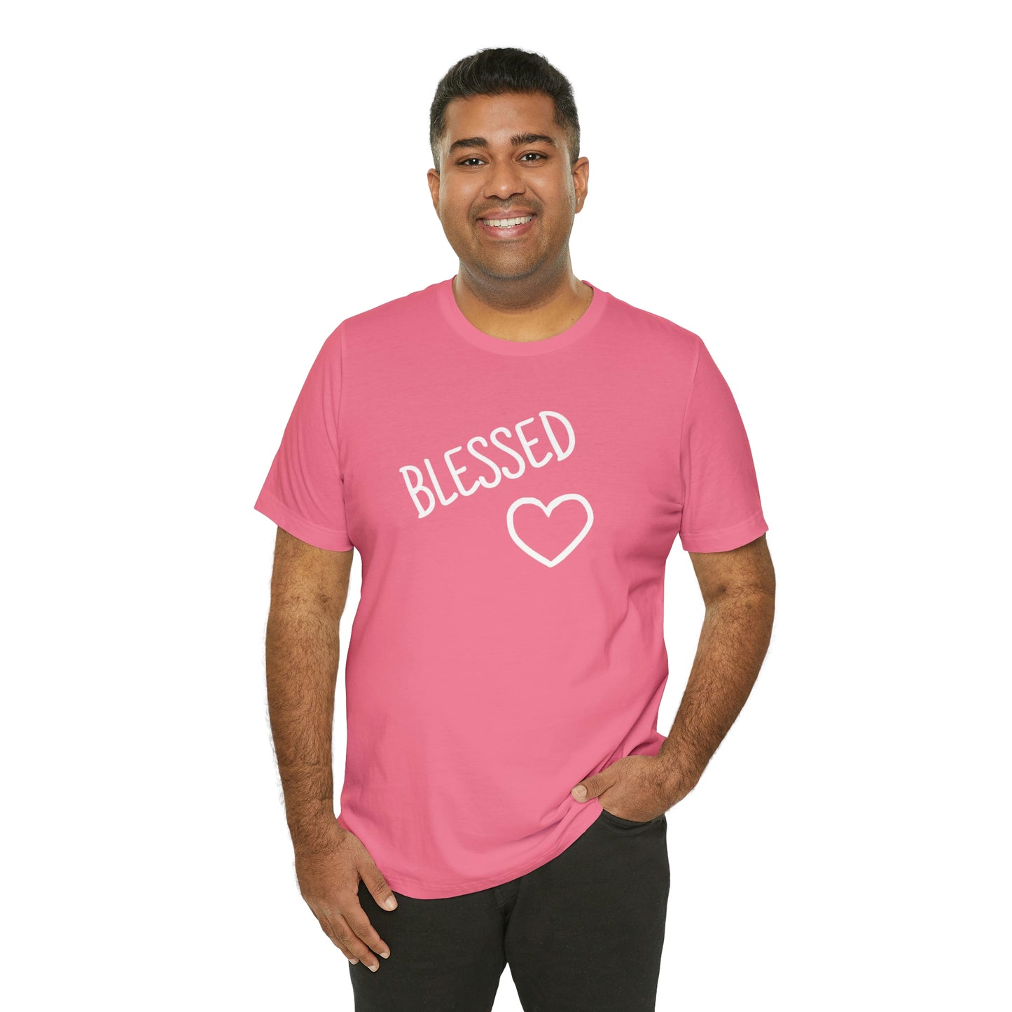 Blessed Heart Unisex Jersey Short Sleeve Tee