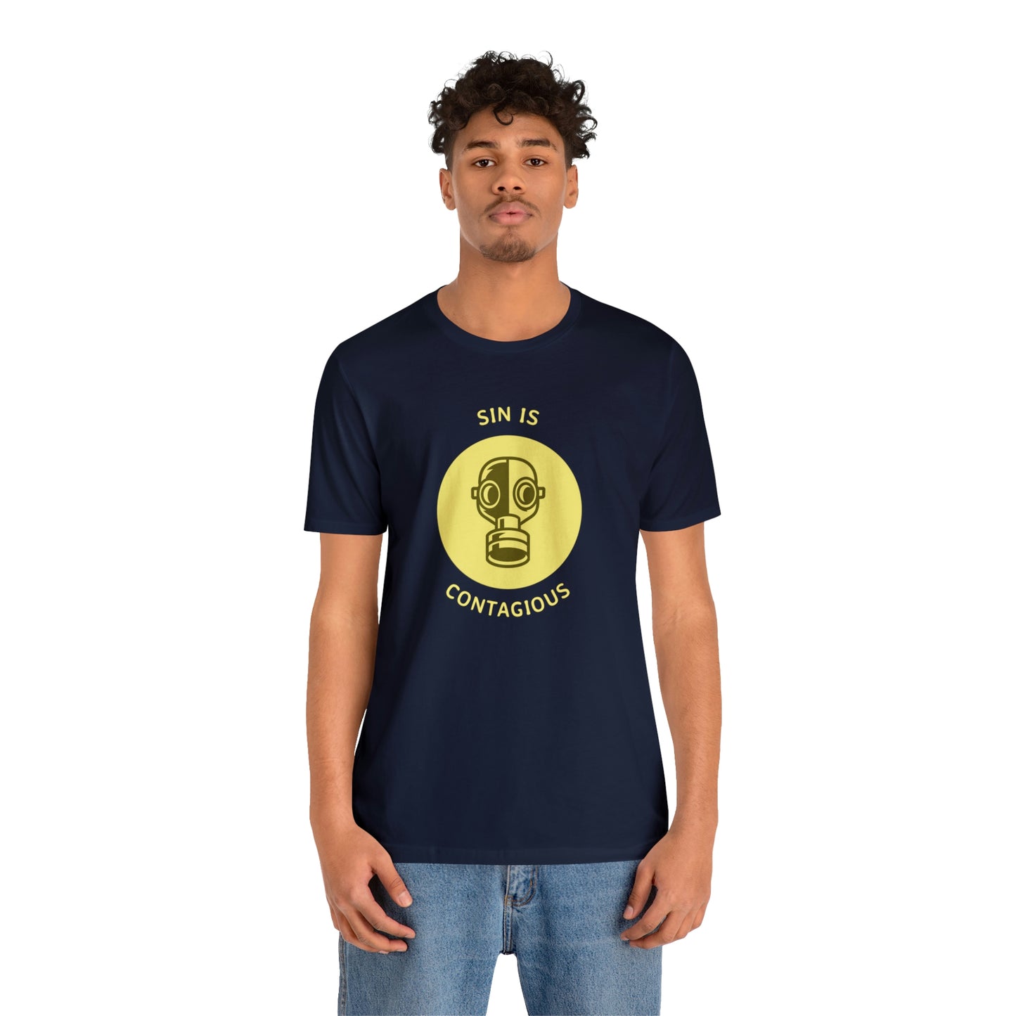 Sin is Contagious Unisex Jersey Short Sleeve Tee