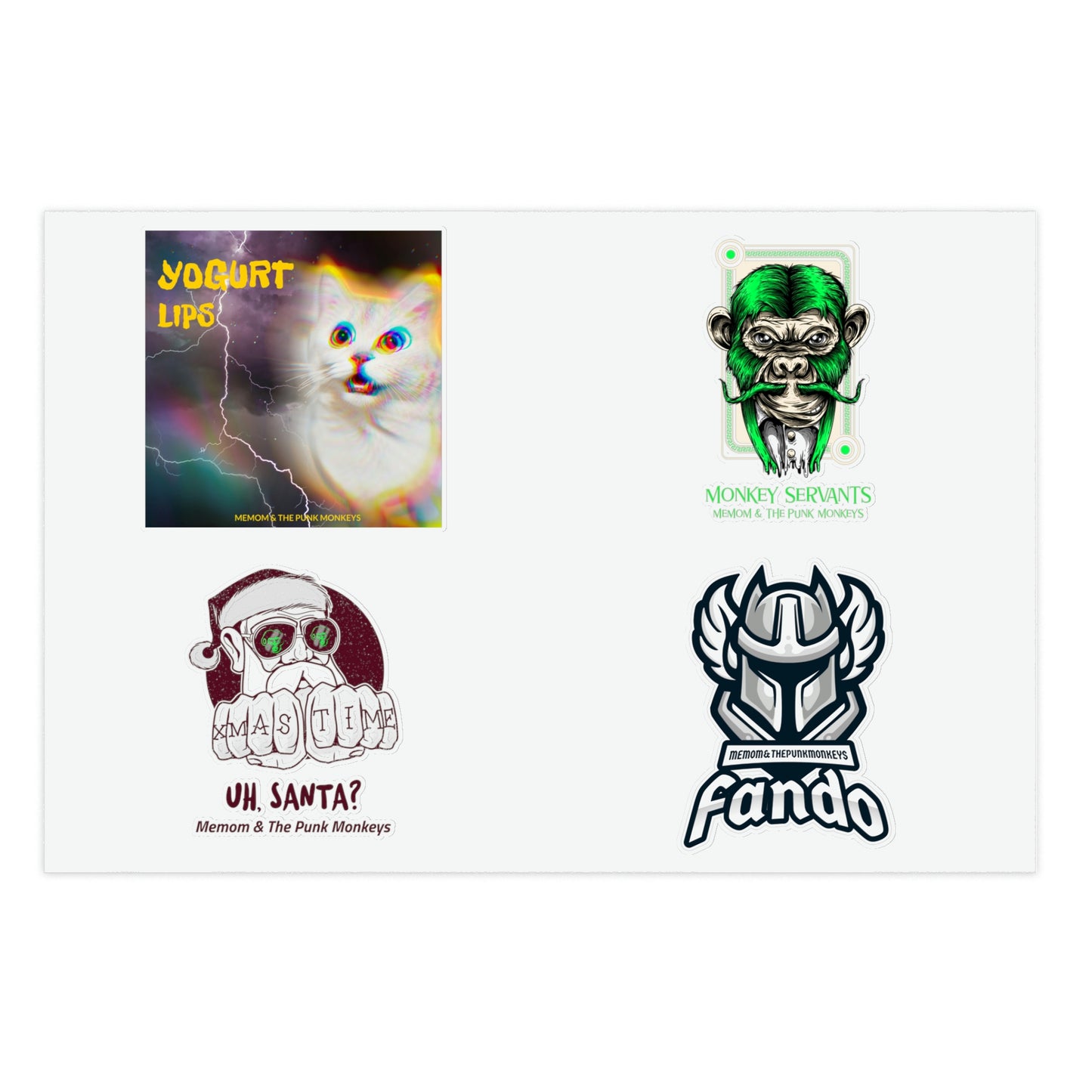 Memom & The Punk Monkeys Sticker Sheets Vol. 5