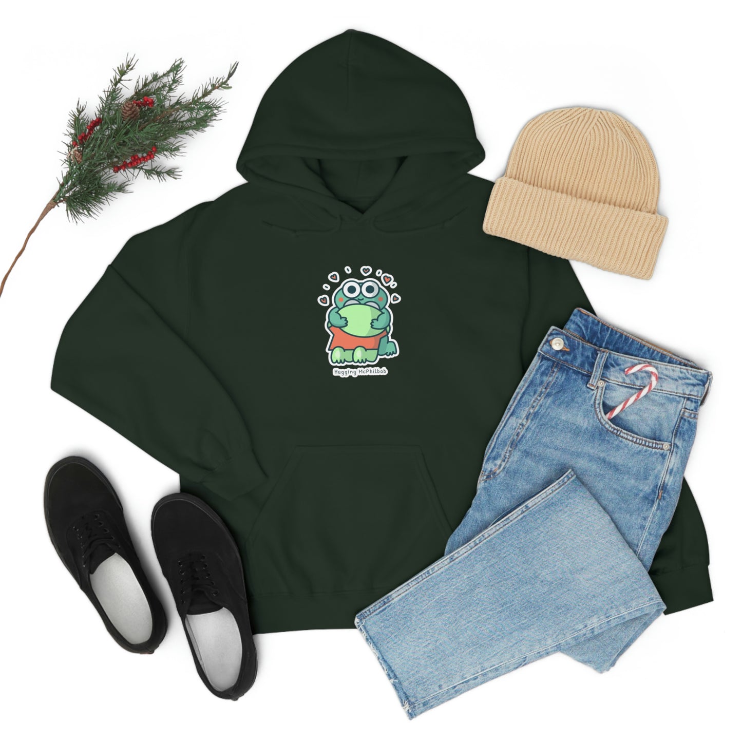 Hugging McPhilbob Unisex Heavy Blend™ Hooded Sweatshirt