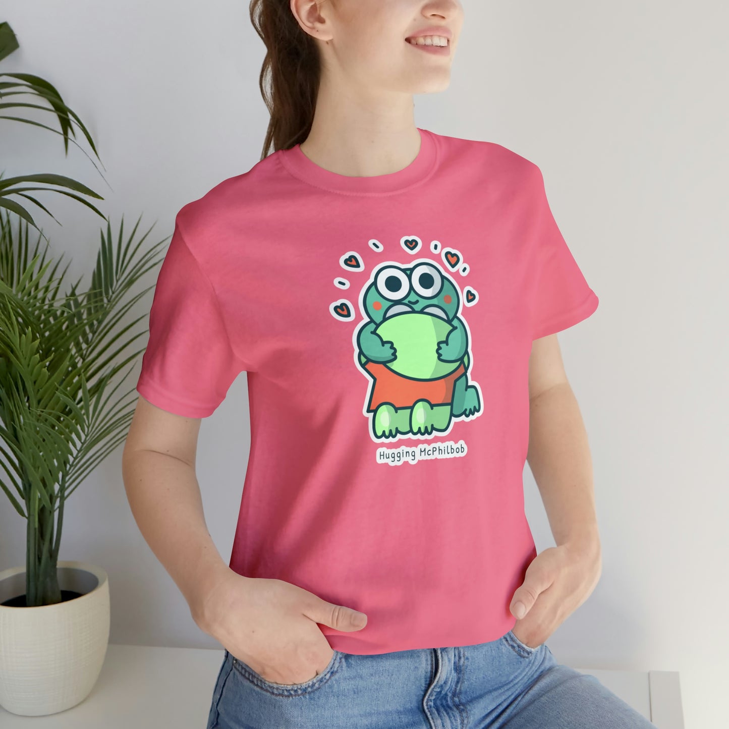 Hugging McPhilbob Unisex Jersey Short Sleeve Tee