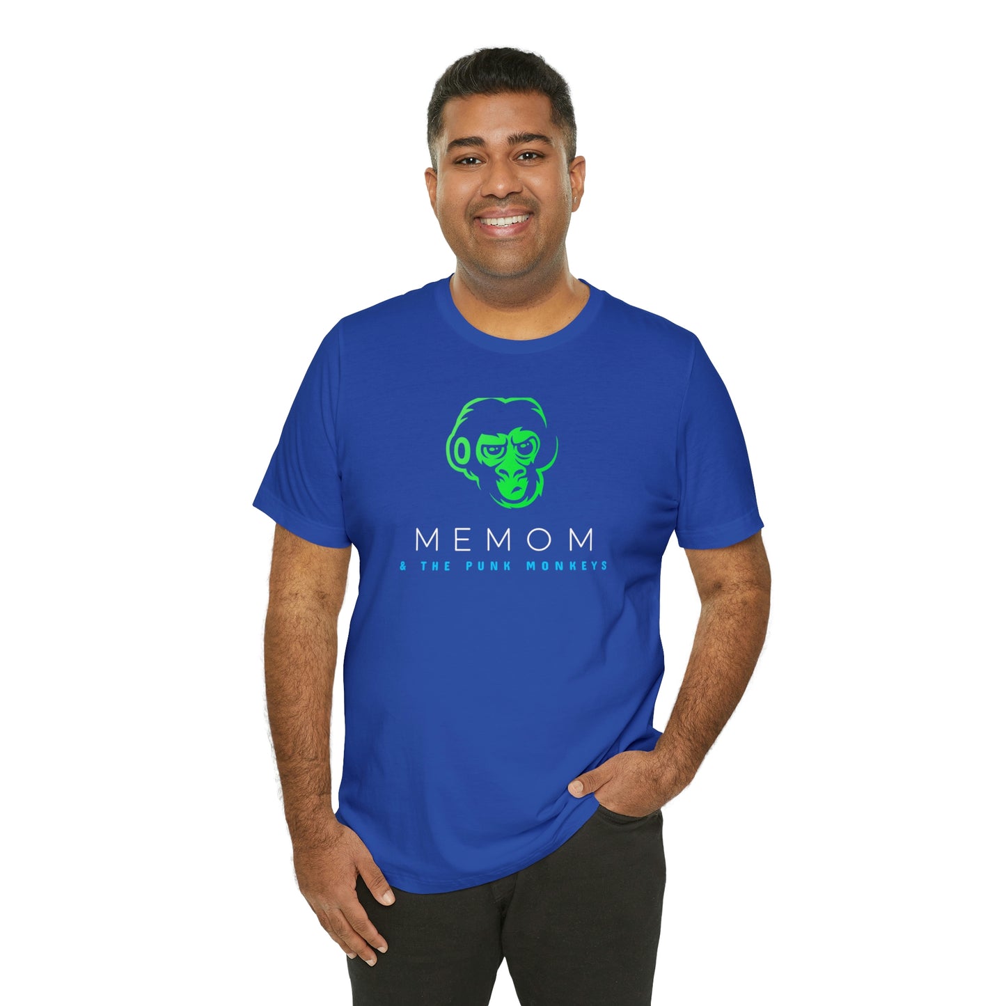 Memom and the Punk Monkeys Logo Unisex Jersey Short Sleeve Tee