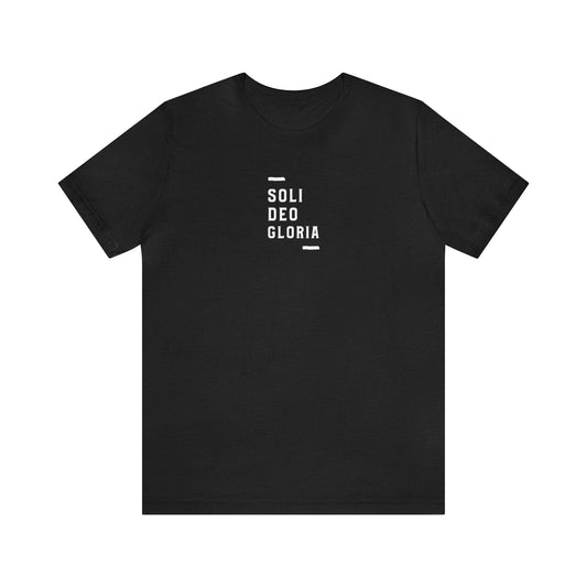 Soli Deo Gloria Simple Classical Unisex Jersey Short Sleeve Tee