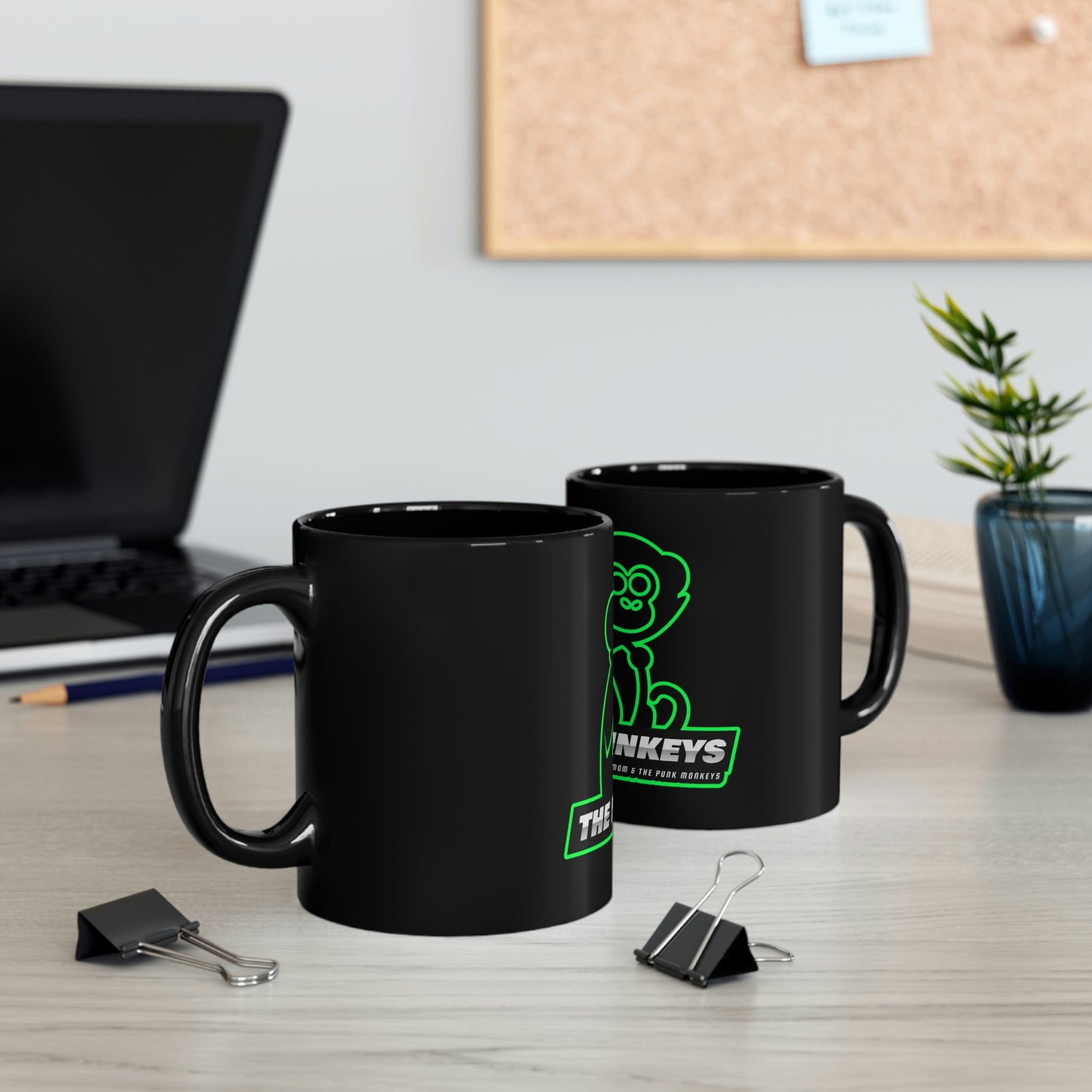 The Punkeys 11oz Black Mug