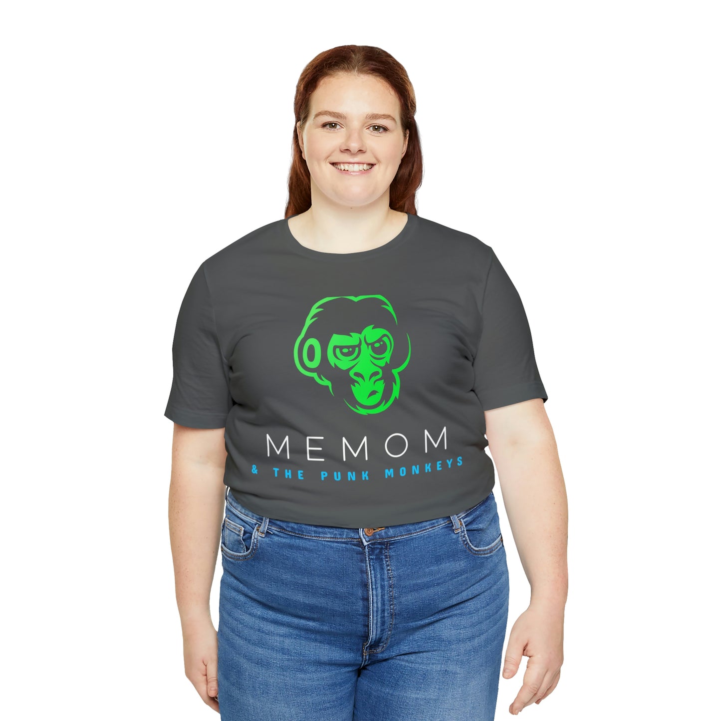 Memom and the Punk Monkeys Logo Unisex Jersey Short Sleeve Tee