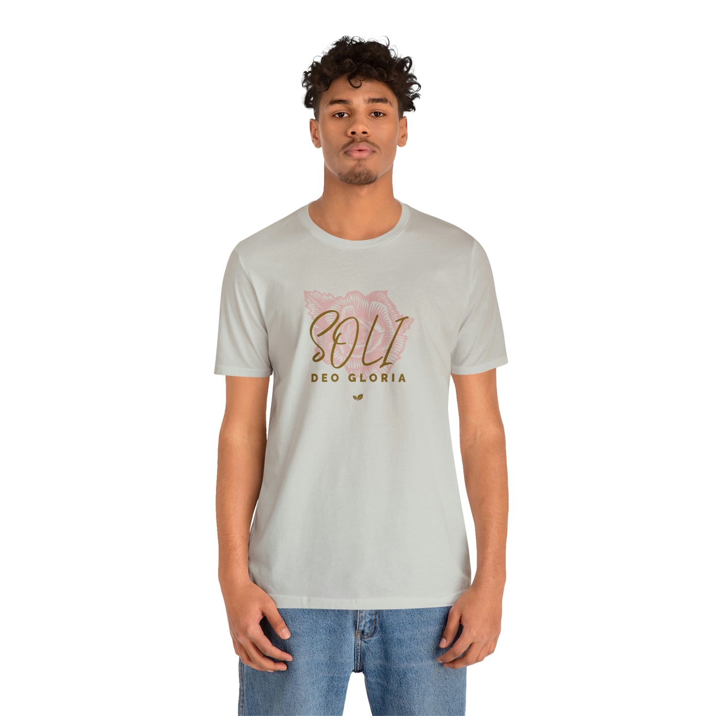 Soli Deo Gloria Rose Unisex Jersey Short Sleeve Tee