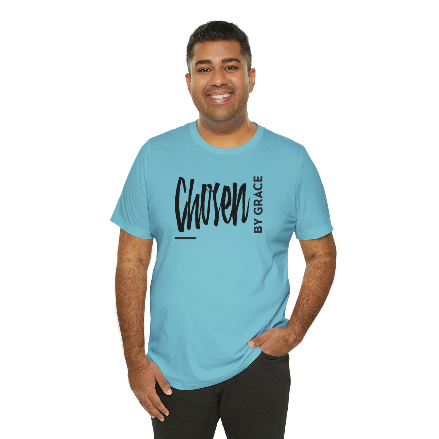 Chosen By Grace Sideways Unisex Jersey Short Sleeve Tee