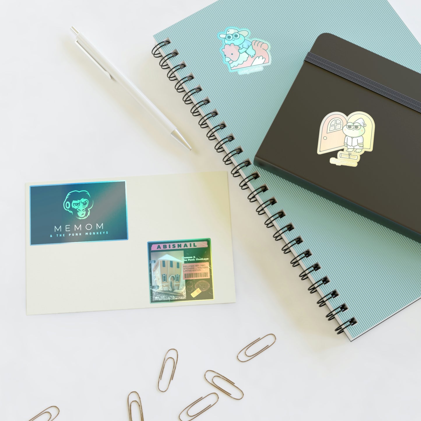 Memom & The Punk Monkeys Sticker Sheets Vol. 1