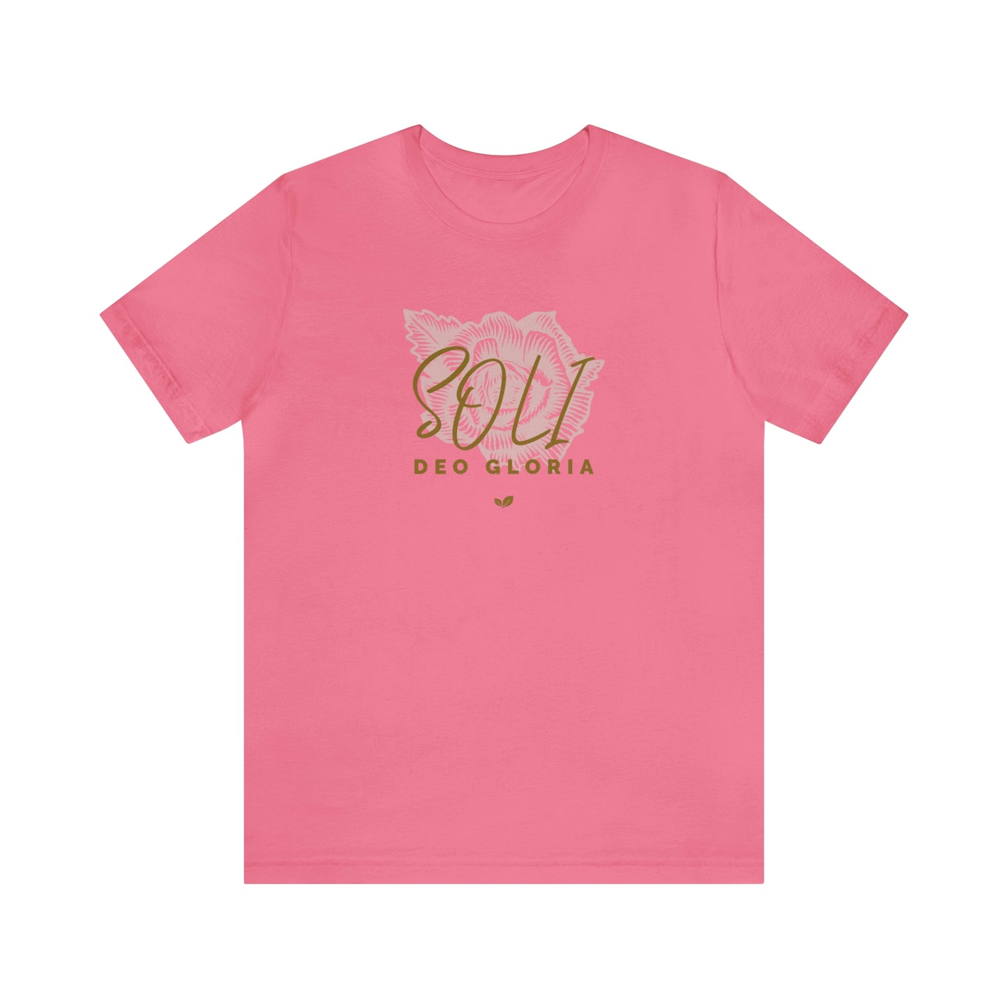 Soli Deo Gloria Rose Unisex Jersey Short Sleeve Tee