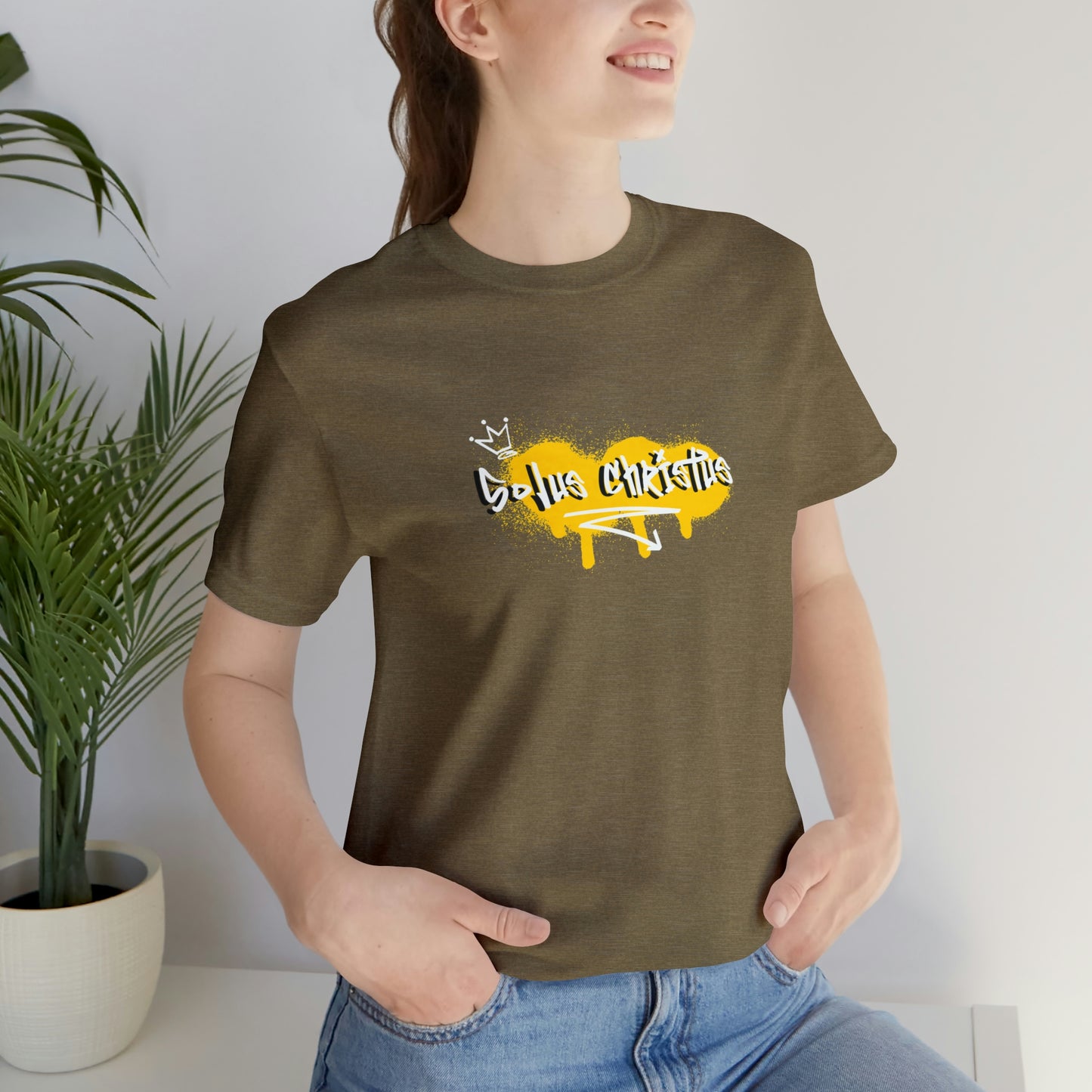 Solus Christus Unisex Jersey Short Sleeve Tee