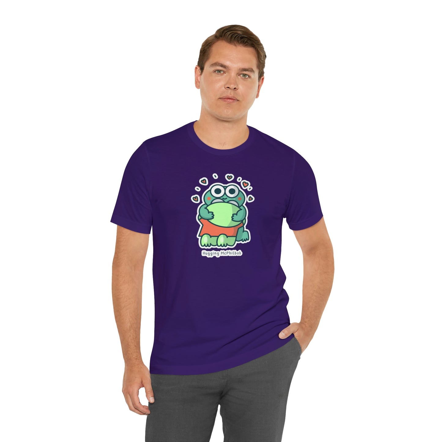 Hugging McPhilbob Unisex Jersey Short Sleeve Tee