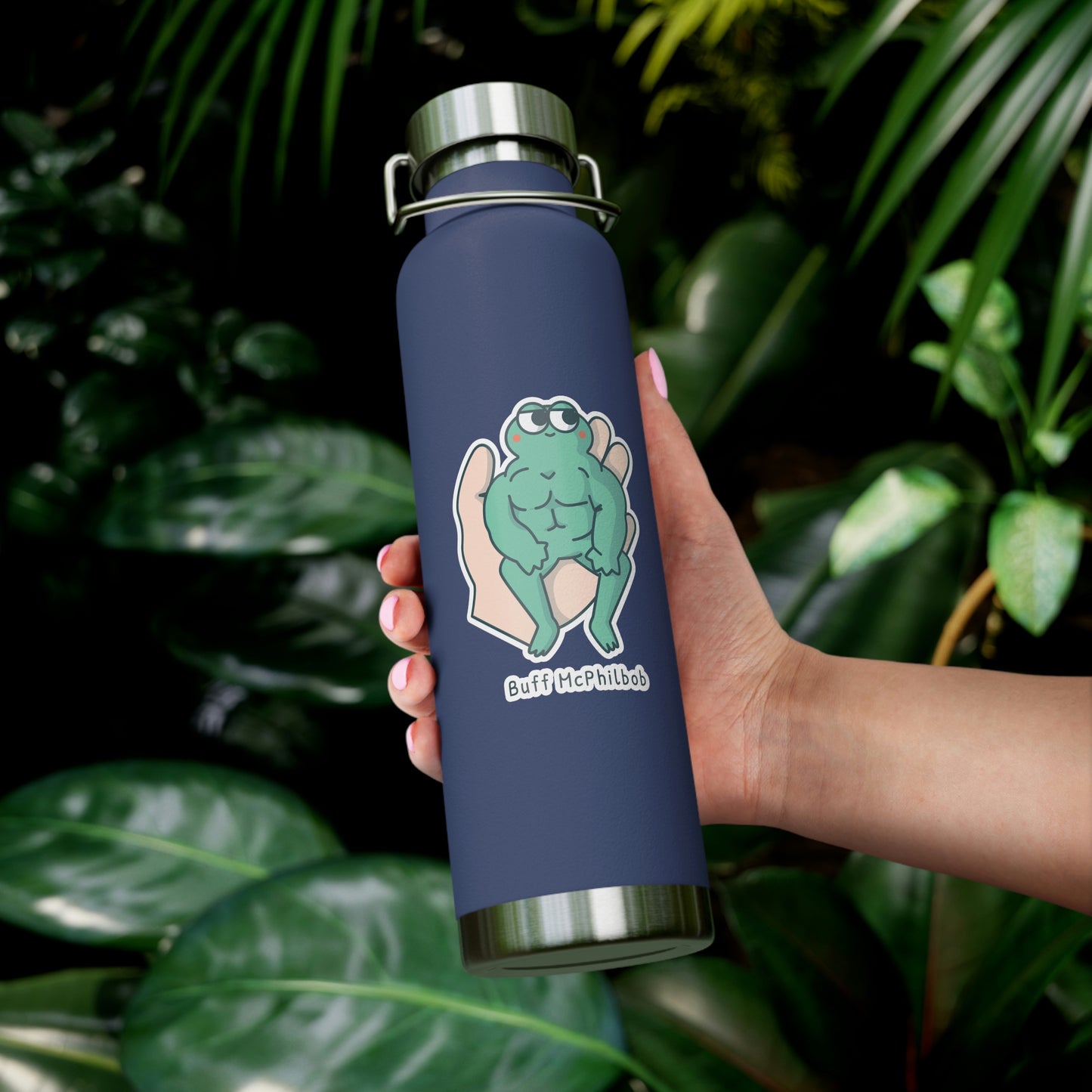 Buff McPhilbob Copper Vacuum Insulated Bottle, 22oz