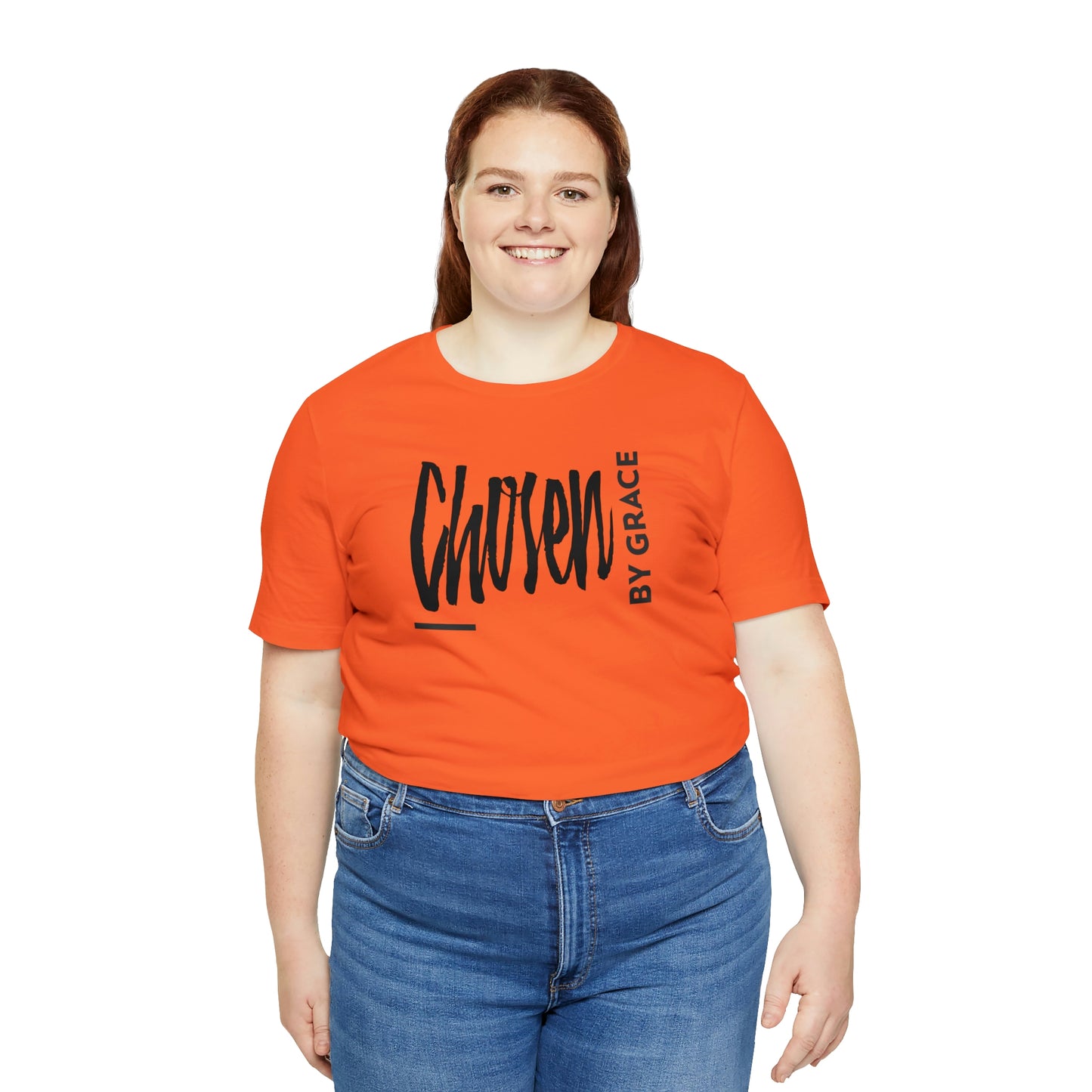 Chosen By Grace Sideways Unisex Jersey Short Sleeve Tee