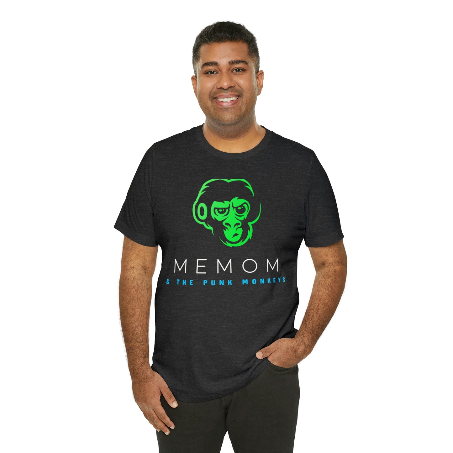 Memom and the Punk Monkeys Logo Unisex Jersey Short Sleeve Tee