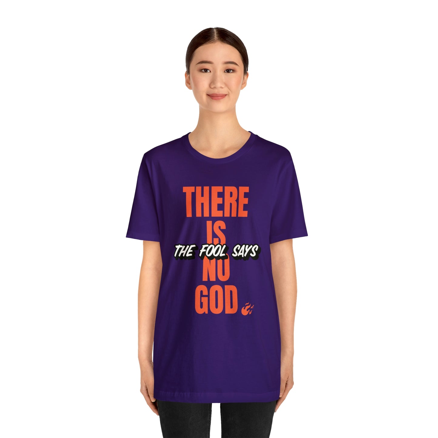 The Fool Says Unisex Jersey Short Sleeve Tee