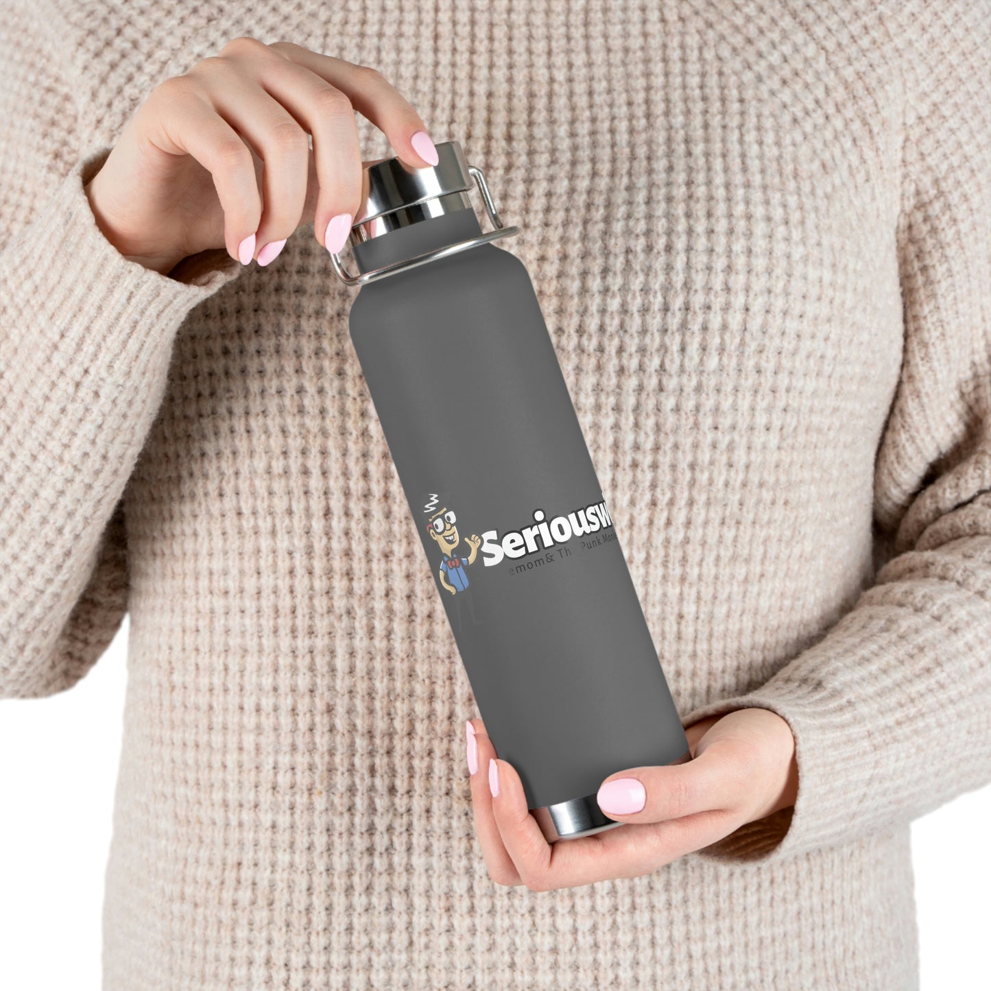 Seriouswe? Copper Vacuum Insulated Bottle, 22oz