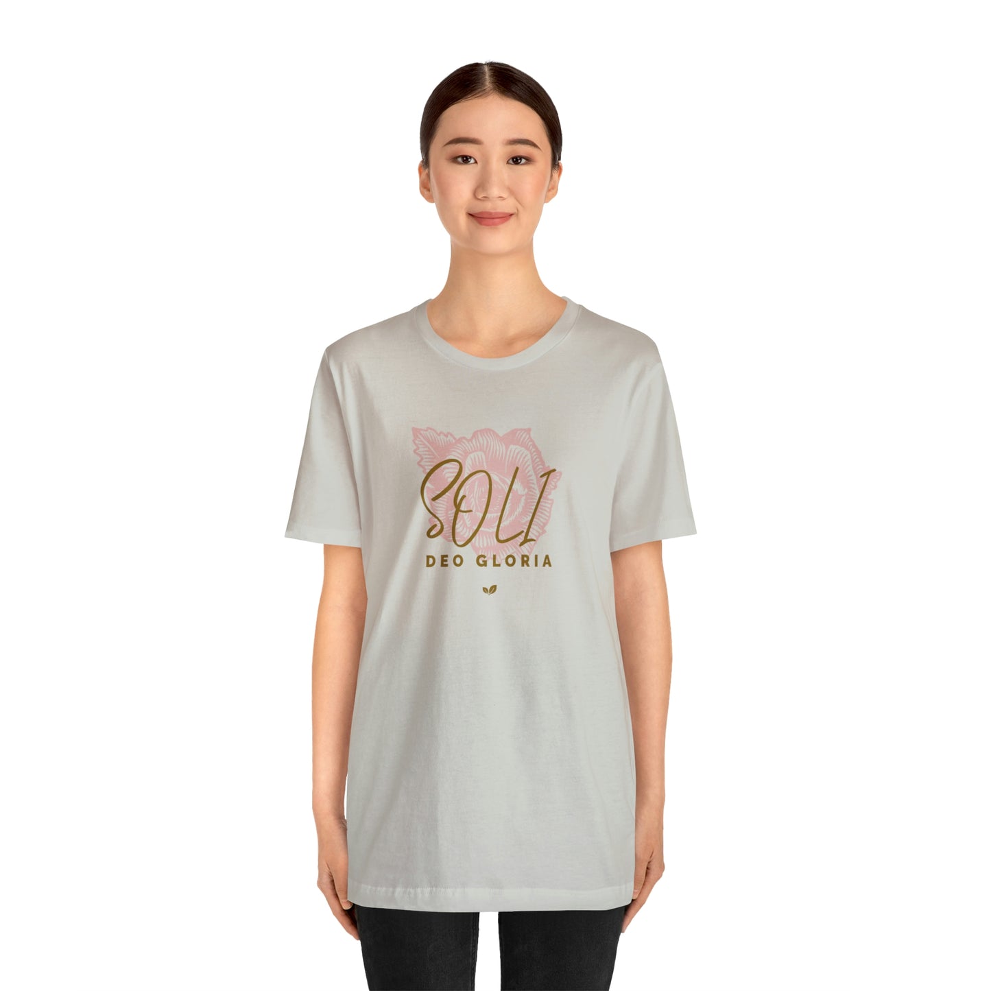 Soli Deo Gloria Rose Unisex Jersey Short Sleeve Tee