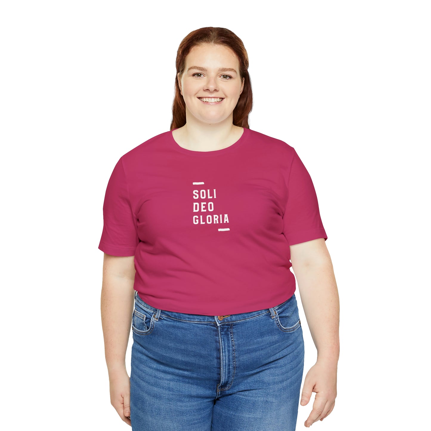 Soli Deo Gloria Simple Classical Unisex Jersey Short Sleeve Tee