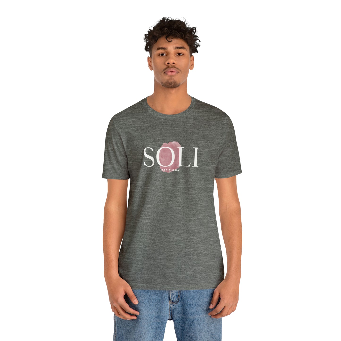 Soli Deo Gloria Paintbrush Unisex Jersey Short Sleeve Tee