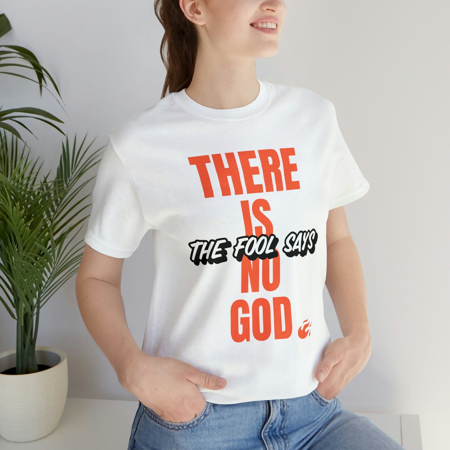 The Fool Says Unisex Jersey Short Sleeve Tee