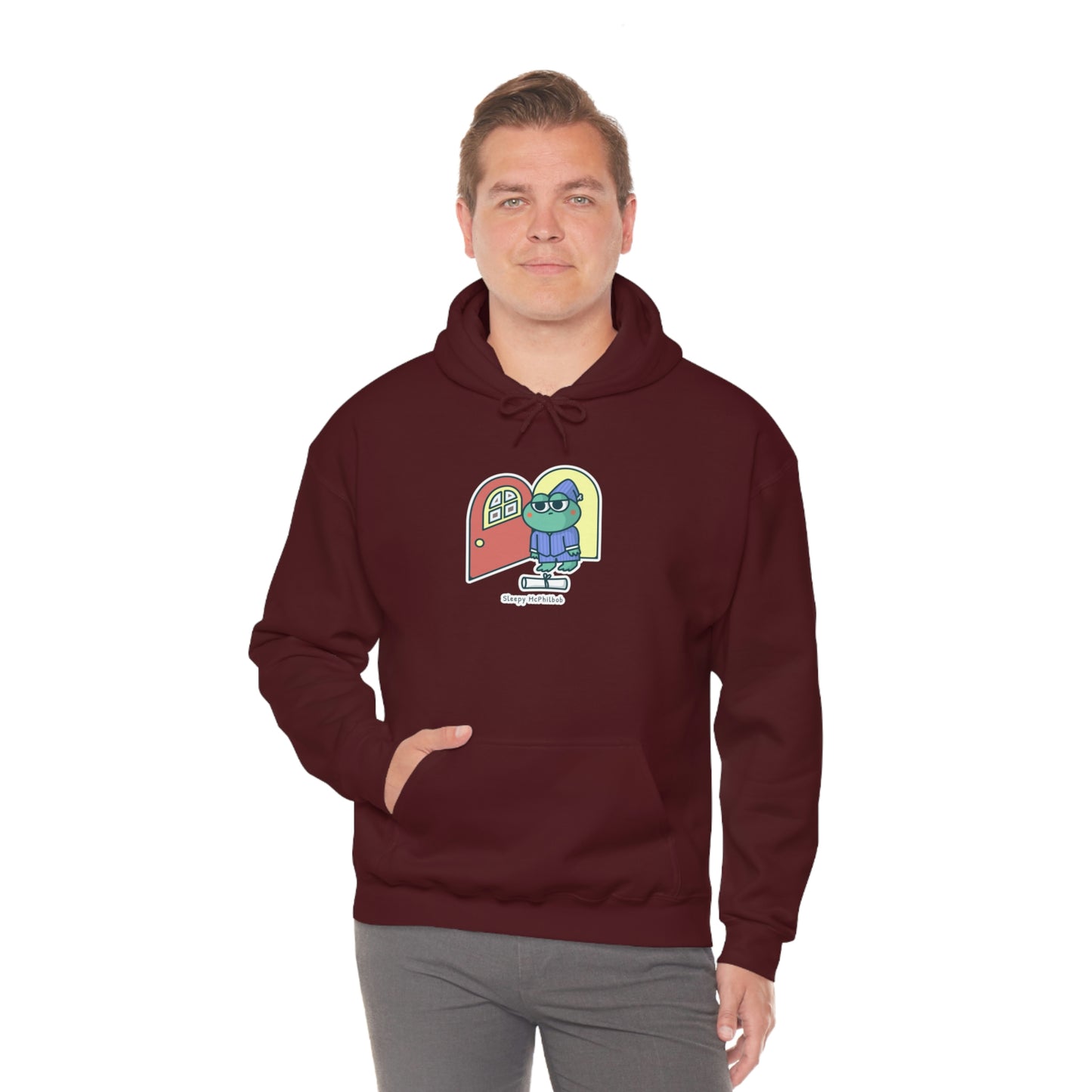 Sleepy McPhilbob Unisex Heavy Blend™ Hooded Sweatshirt