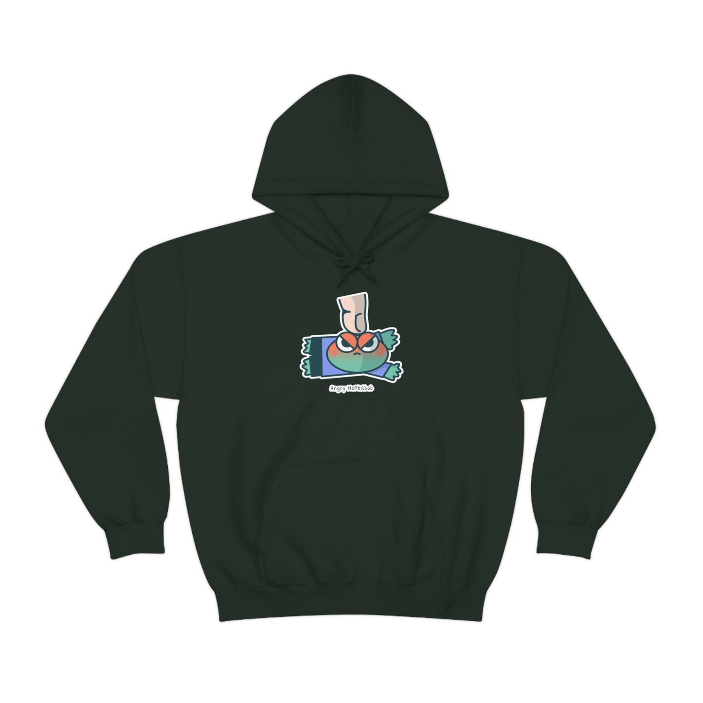 Angry McPhilbob Unisex Heavy Blend™ Hooded Sweatshirt