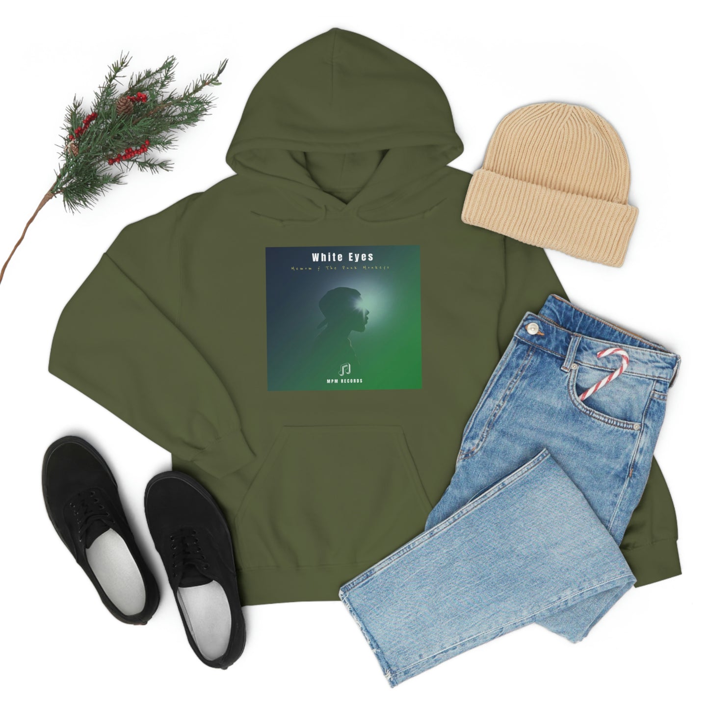 White Eyes Unisex Heavy Blend™ Hooded Sweatshirt