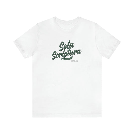 Sola Scriptura Unisex Jersey Short Sleeve Tee