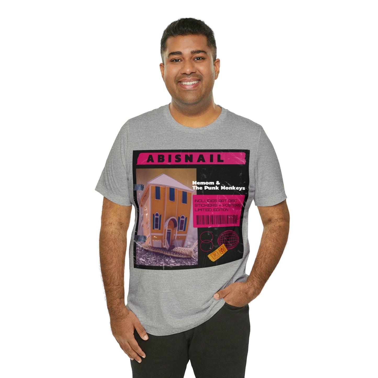 Abisnail Unisex Jersey Short Sleeve Tee