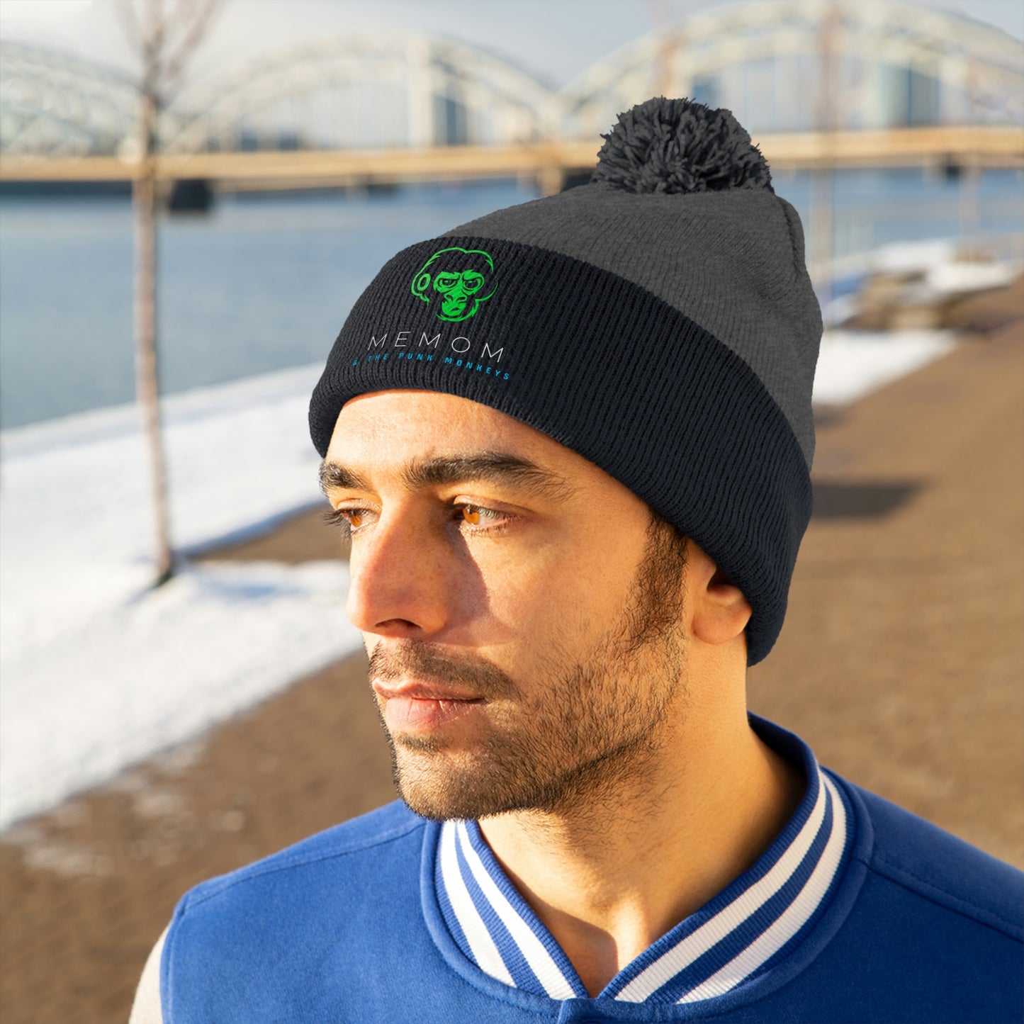 Memom & The Punk Monkeys Pom Pom Beanie