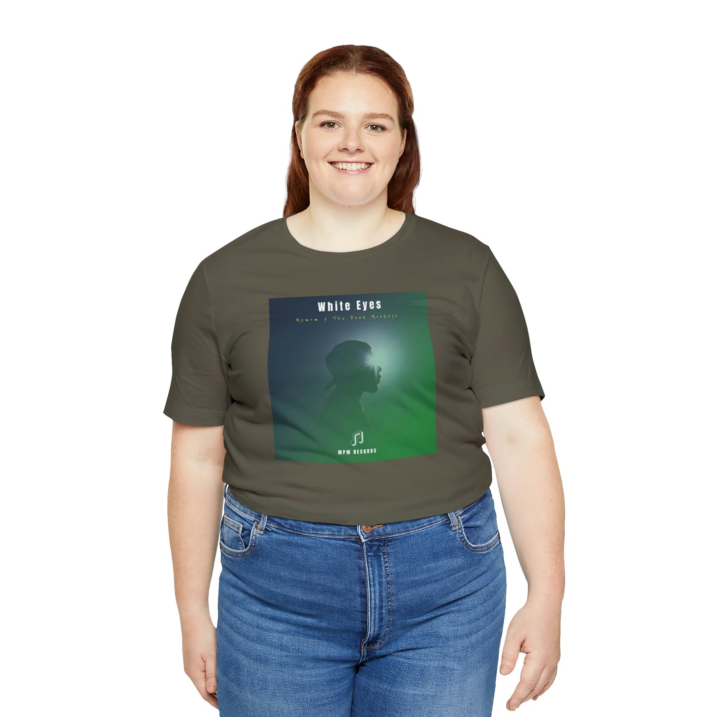 White Eyes Unisex Jersey Short Sleeve Tee