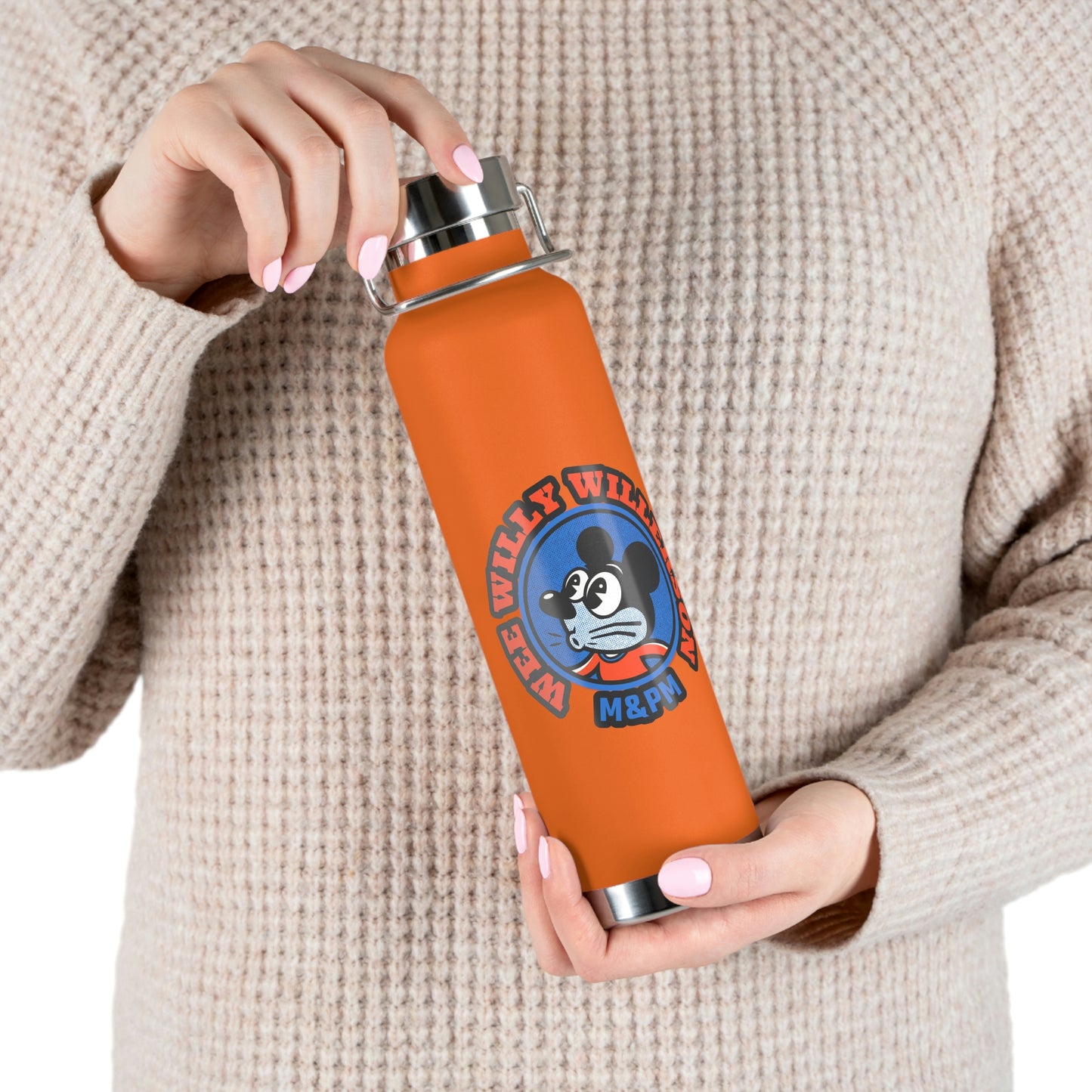 Wee Willy Willerson Copper Vacuum Insulated Bottle, 22oz