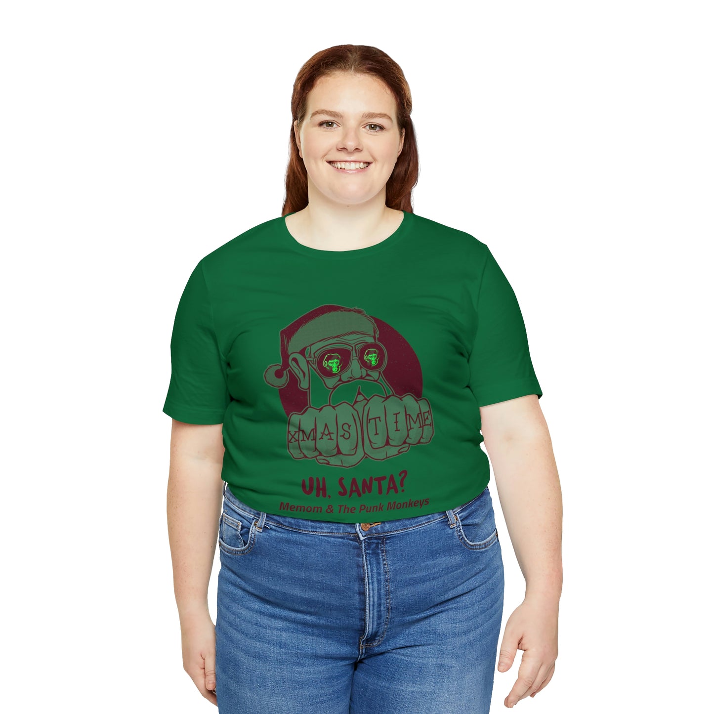 Uh, Santa? Unisex Jersey Short Sleeve Tee