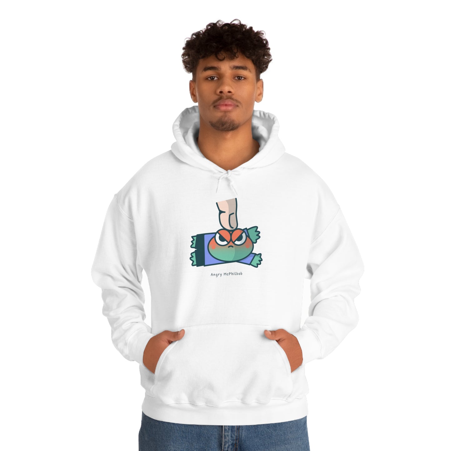 Angry McPhilbob Unisex Heavy Blend™ Hooded Sweatshirt