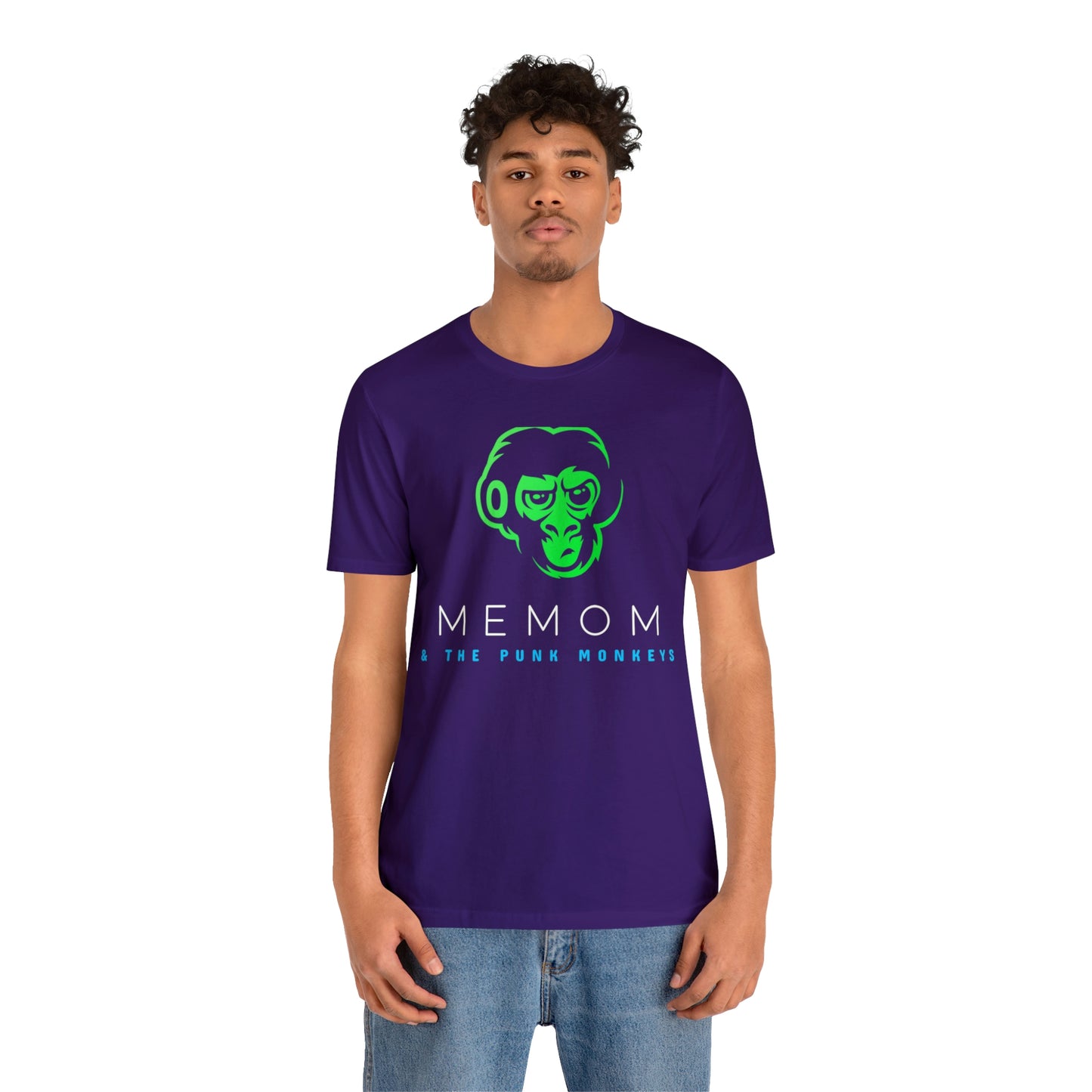 Memom and the Punk Monkeys Logo Unisex Jersey Short Sleeve Tee