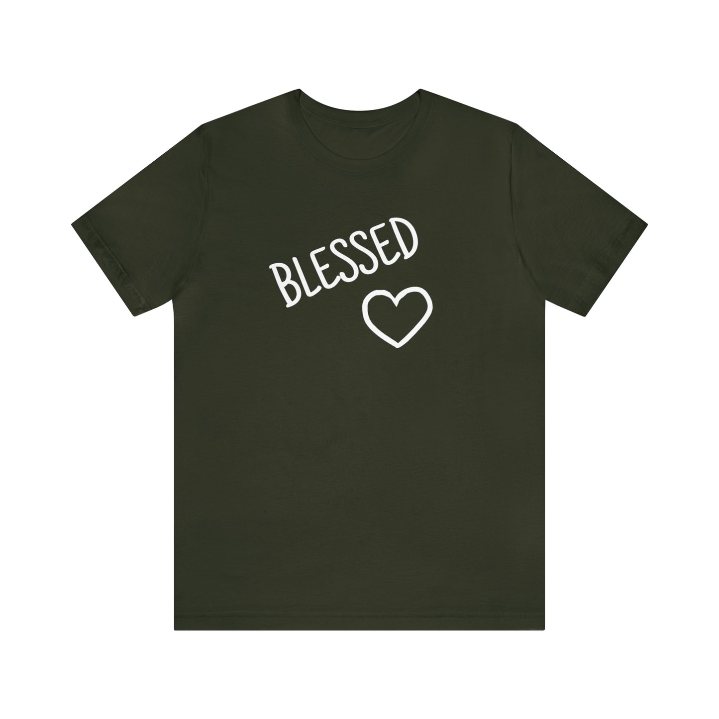 Blessed Heart Unisex Jersey Short Sleeve Tee
